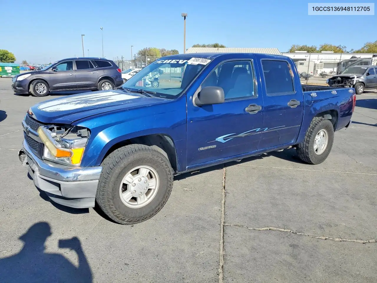 CHEVROLET COLORADO 2004, VIN 1GCCS136948112705