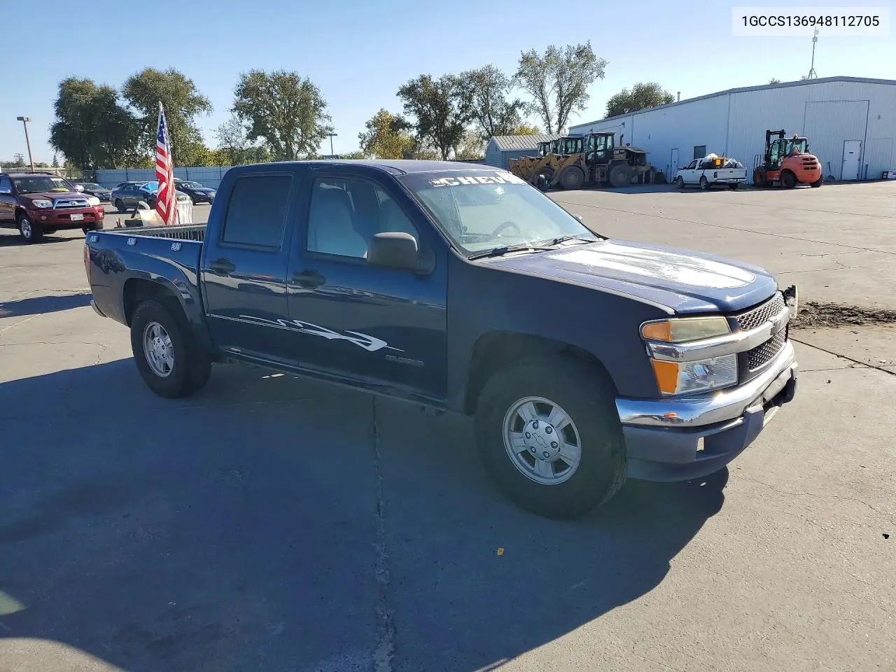 2004 CHEVROLET COLORADO VIN 1GCCS136948112705 — фото 4