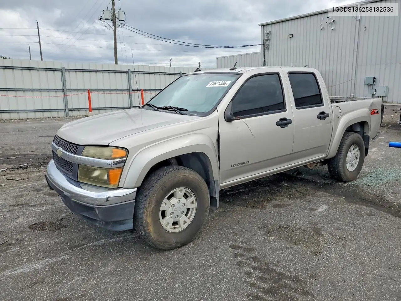 CHEVROLET COLORADO 2005, VIN 1GCDS136258182536