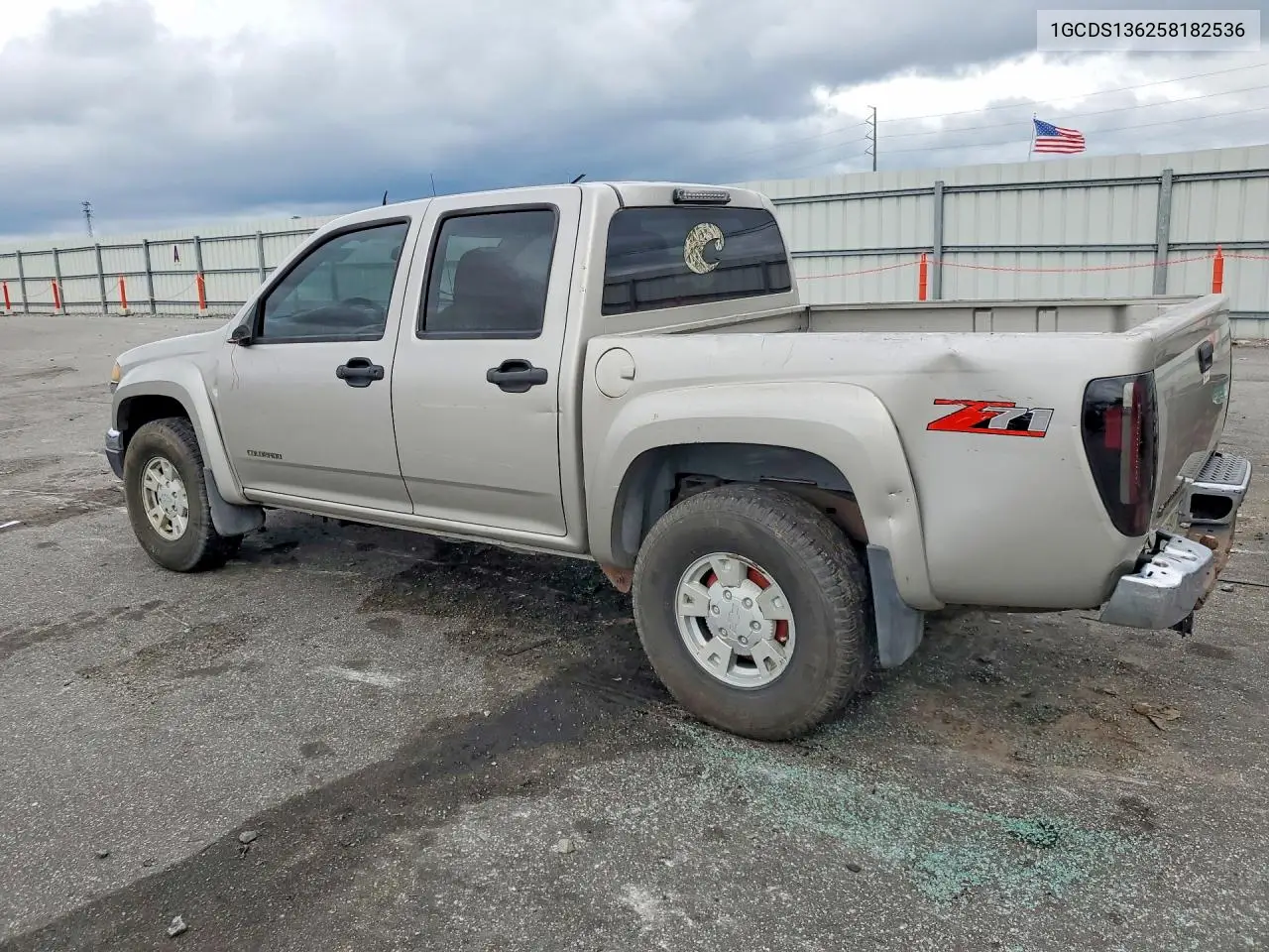 2005 CHEVROLET COLORADO VIN 1GCDS136258182536 — фото 2