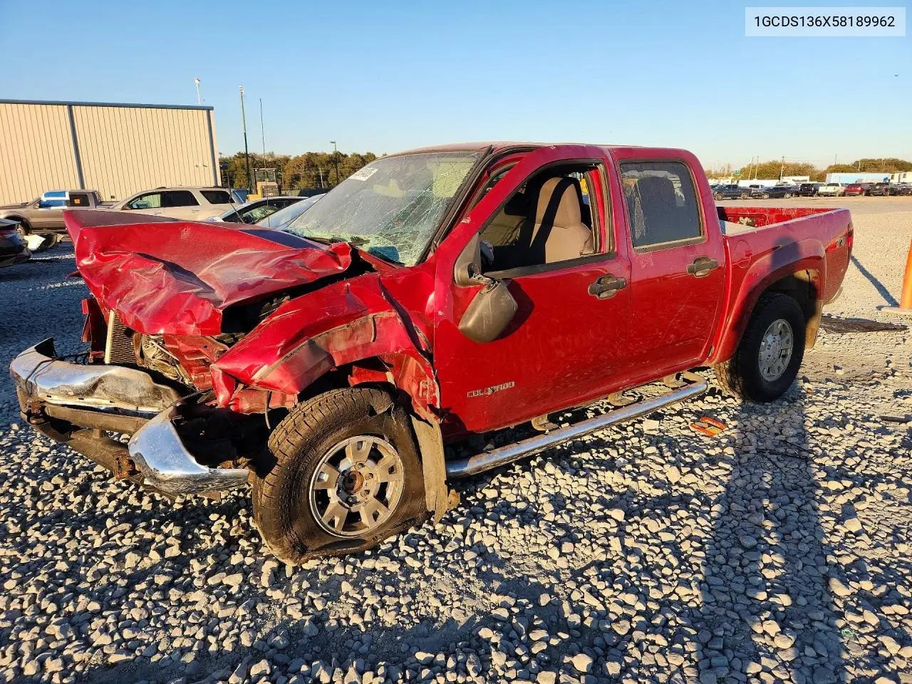 CHEVROLET COLORADO 2005, VIN 1GCDS136X58189962