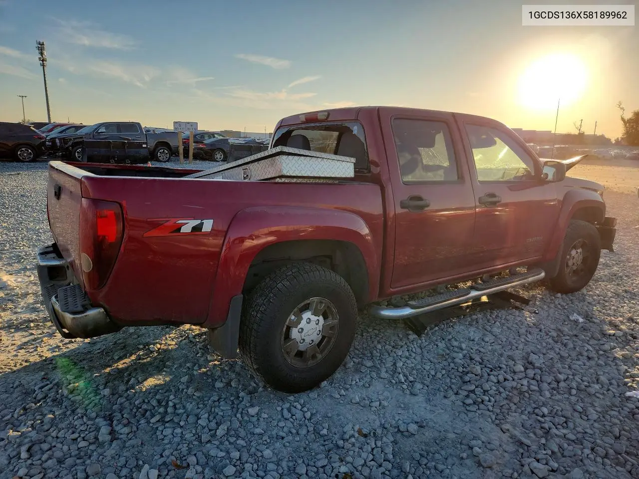 2005 CHEVROLET COLORADO VIN 1GCDS136X58189962 — фото 3