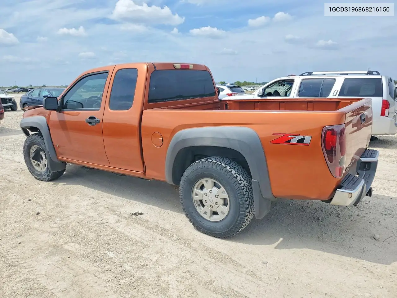 2006 CHEVROLET COLORADO VIN 1GCDS196868216150 — фото 2