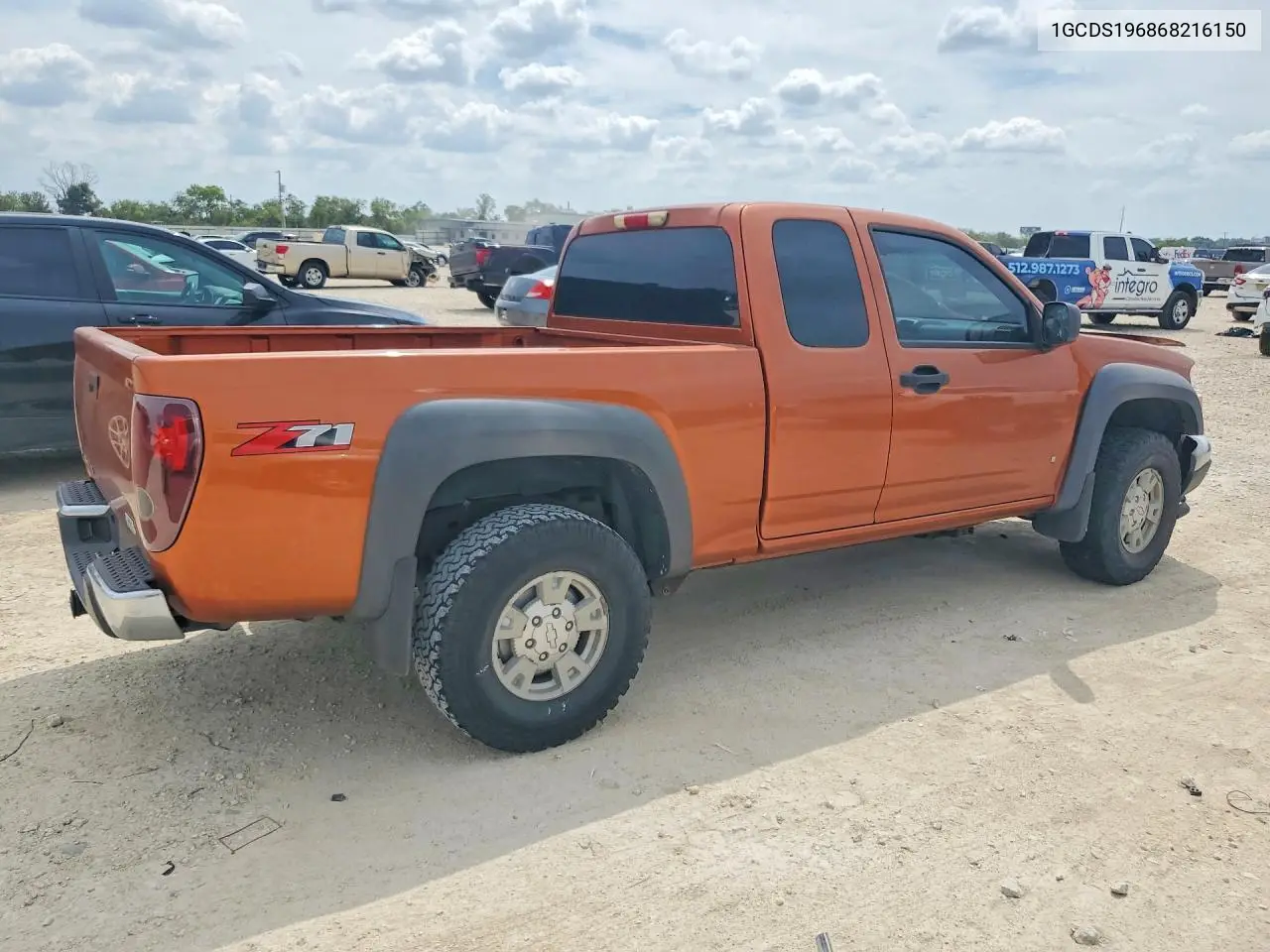 2006 CHEVROLET COLORADO VIN 1GCDS196868216150 — фото 3