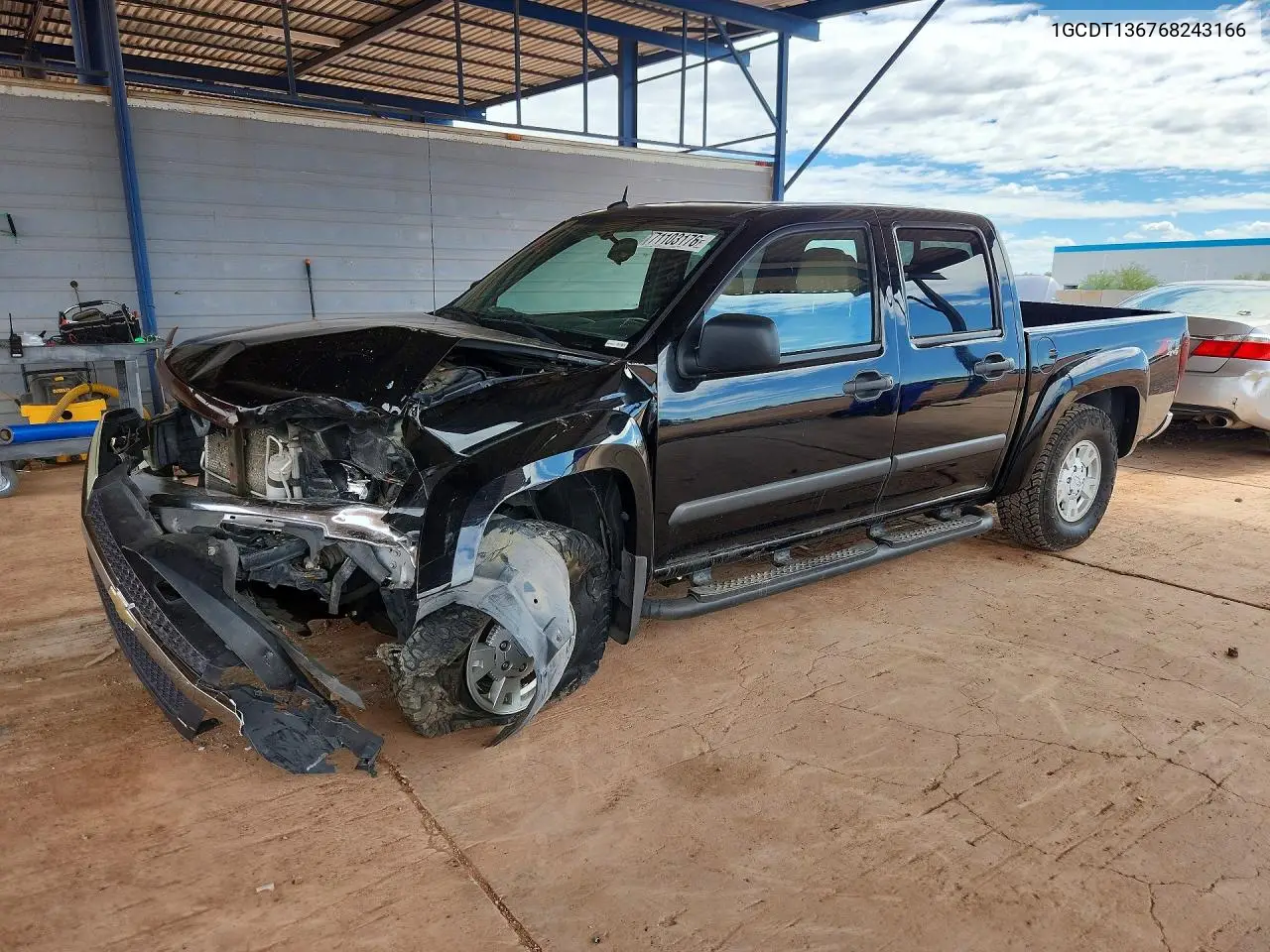 CHEVROLET COLORADO 2006, VIN 1GCDT136768243166