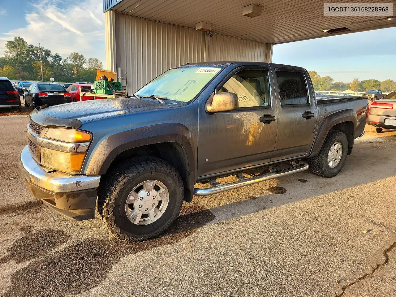 CHEVROLET COLORADO 2006, VIN 1GCDT136168228968