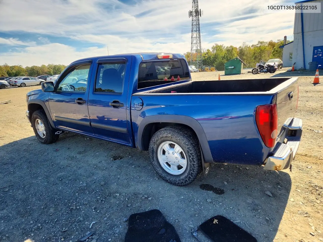 2006 CHEVROLET COLORADO VIN 1GCDT136368222105 — фото 2