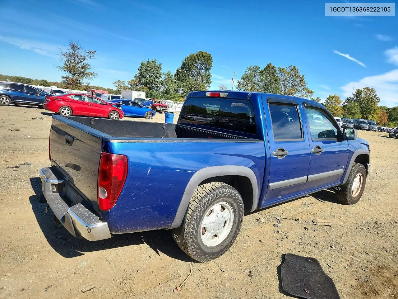 2006 CHEVROLET COLORADO VIN 1GCDT136368222105 — фото 3