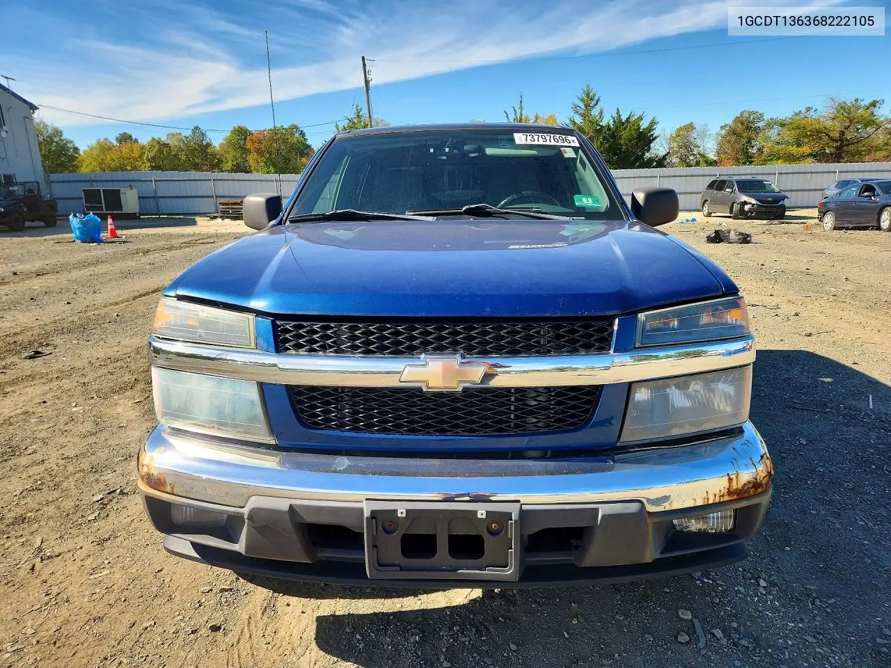 2006 CHEVROLET COLORADO VIN 1GCDT136368222105 — фото 5