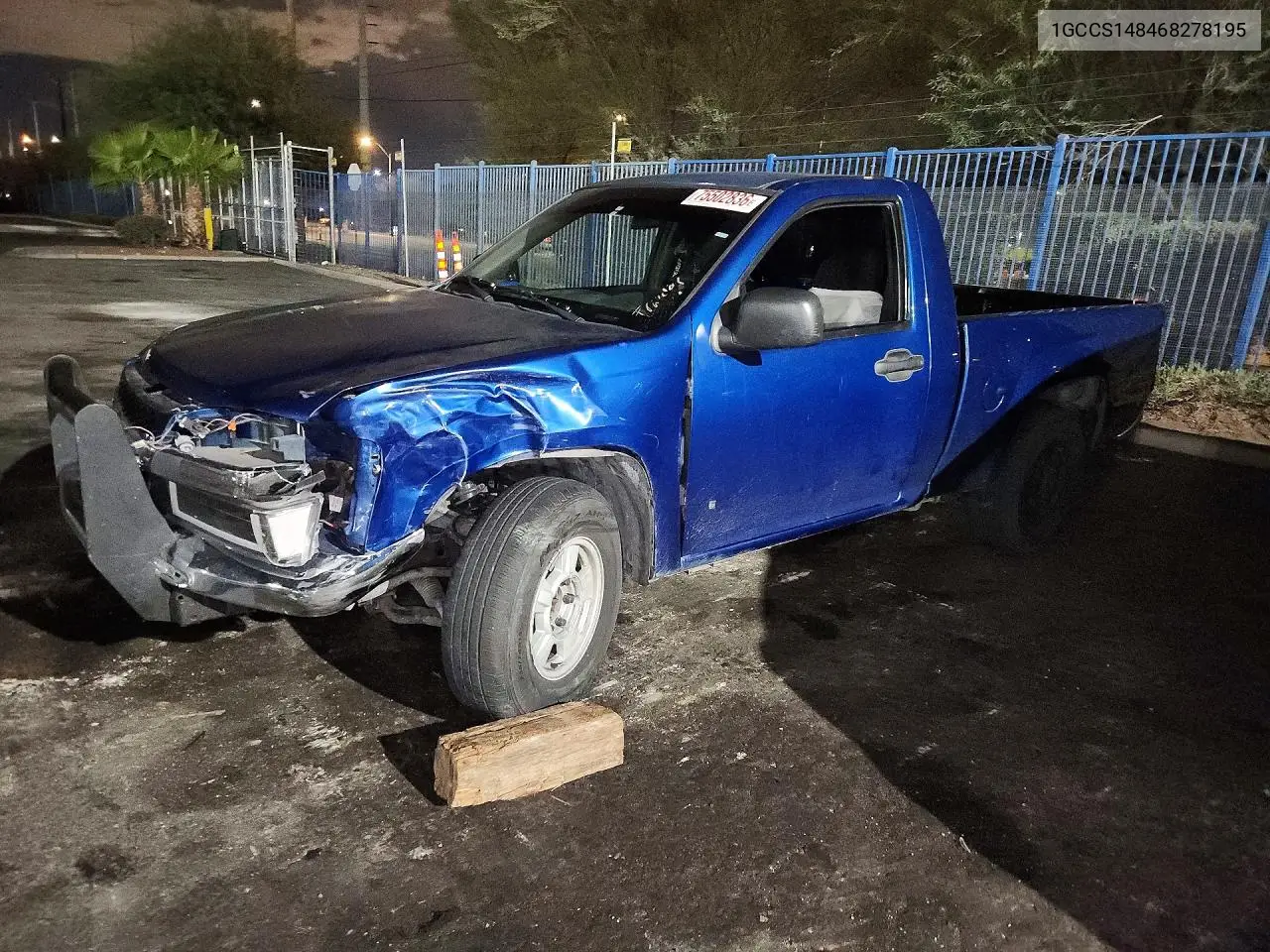 CHEVROLET COLORADO 2006, VIN 1GCCS148468278195