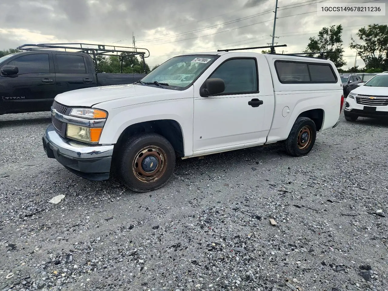 CHEVROLET COLORADO 2007, VIN 1GCCS149678211236