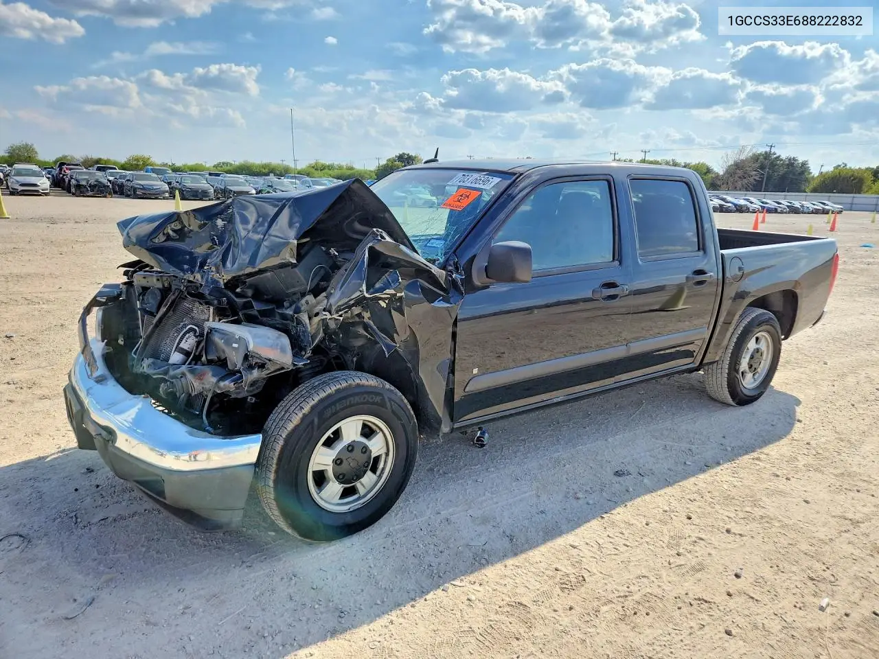 CHEVROLET COLORADO 2008, VIN 1GCCS33E688222832