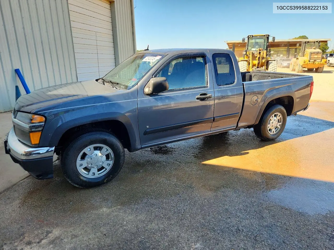 CHEVROLET COLORADO 2008, VIN 1GCCS399588222153
