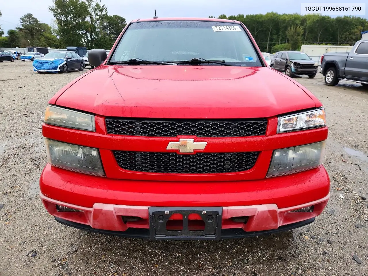 2008 CHEVROLET COLORADO VIN 1GCDT199688161790 — фото 5