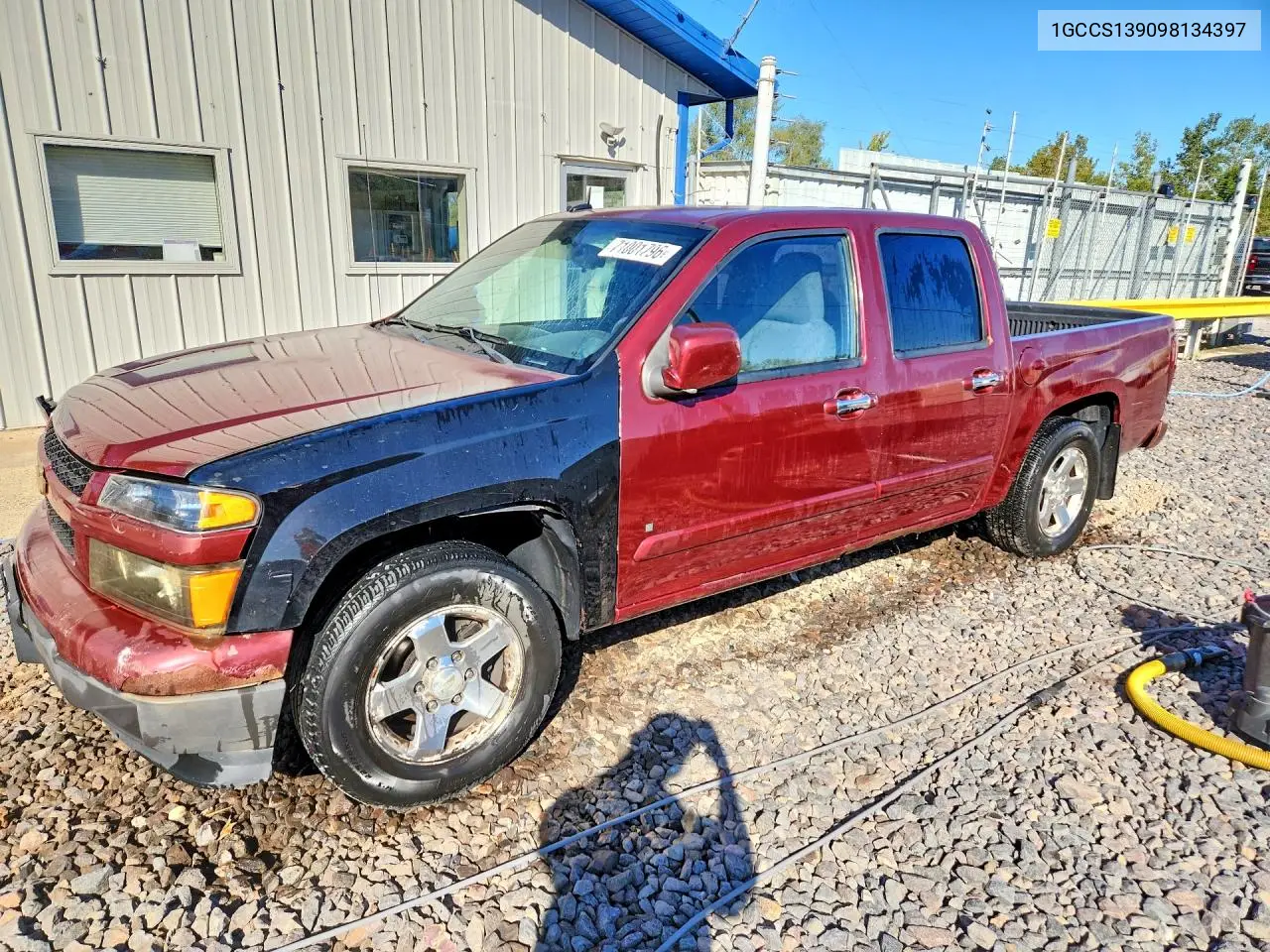 CHEVROLET COLORADO 2009, VIN 1GCCS139098134397