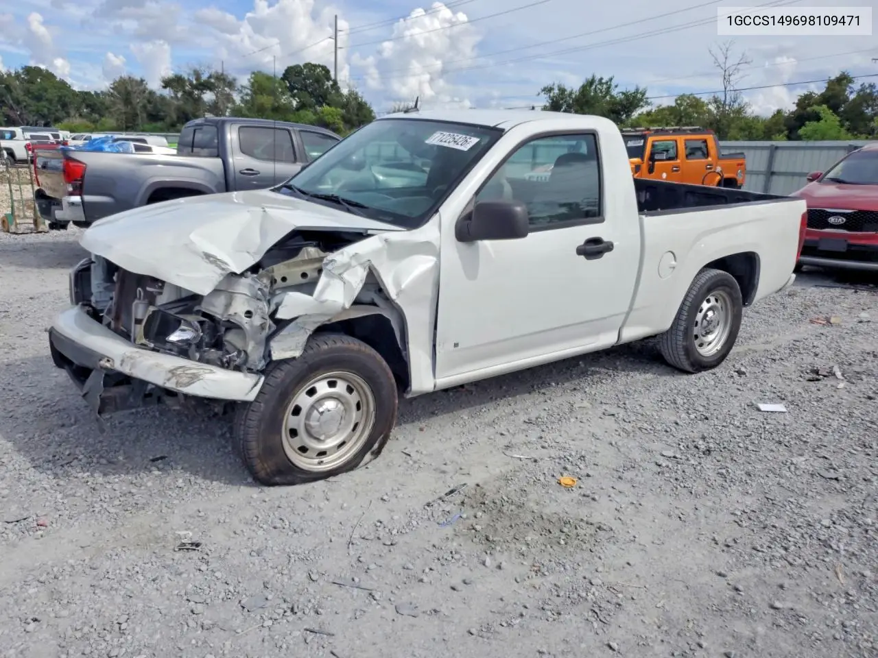 CHEVROLET COLORADO 2009, VIN 1GCCS149698109471