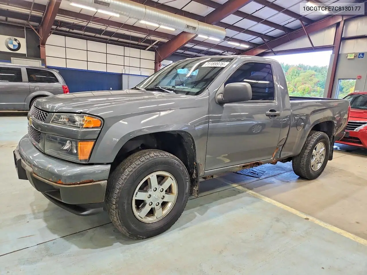 CHEVROLET COLORADO 2012, VIN 1GCGTCFE7C8130177