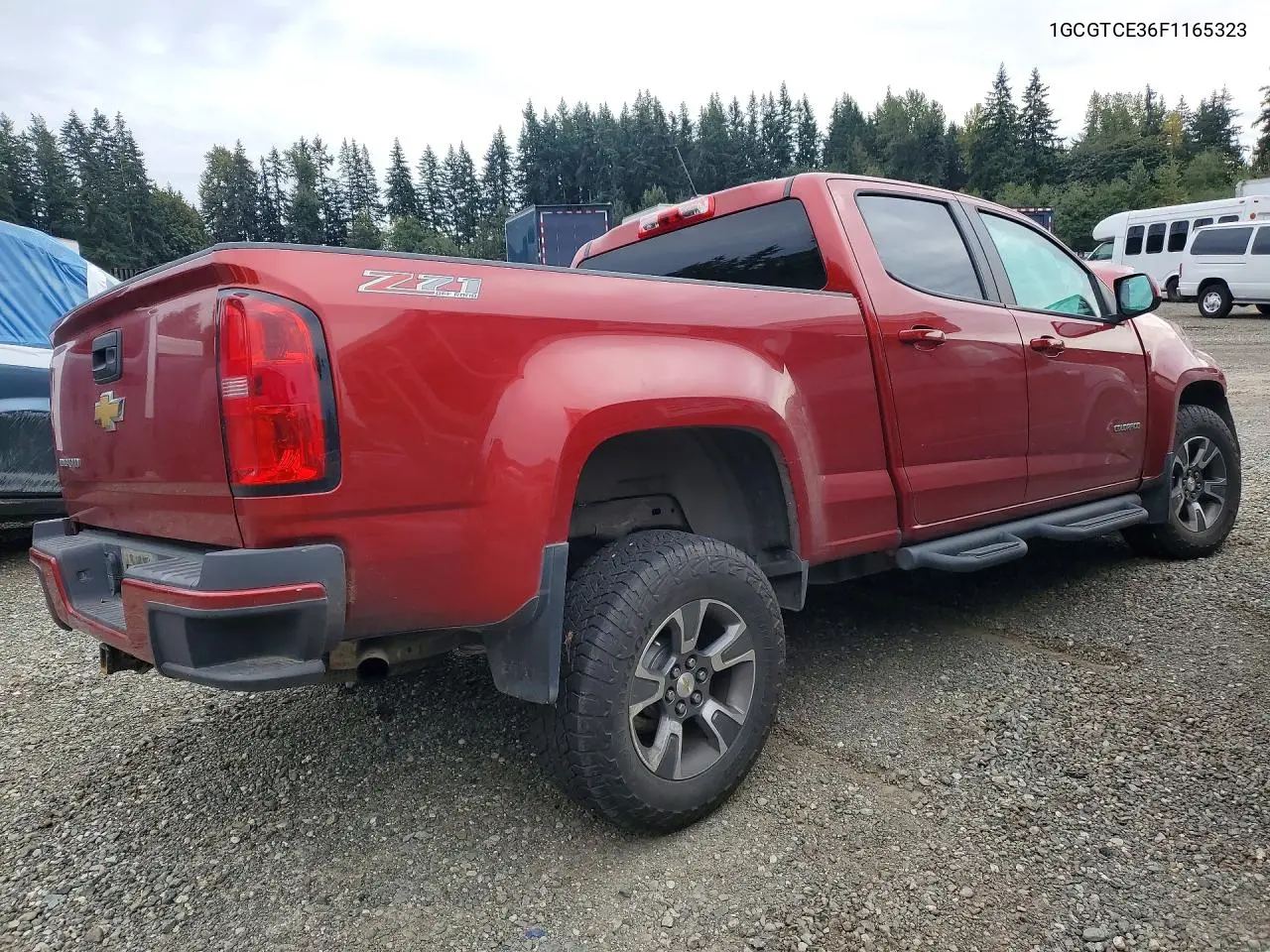 2015 CHEVROLET COLORADO VIN 1GCGTCE36F1165323 — фото 3
