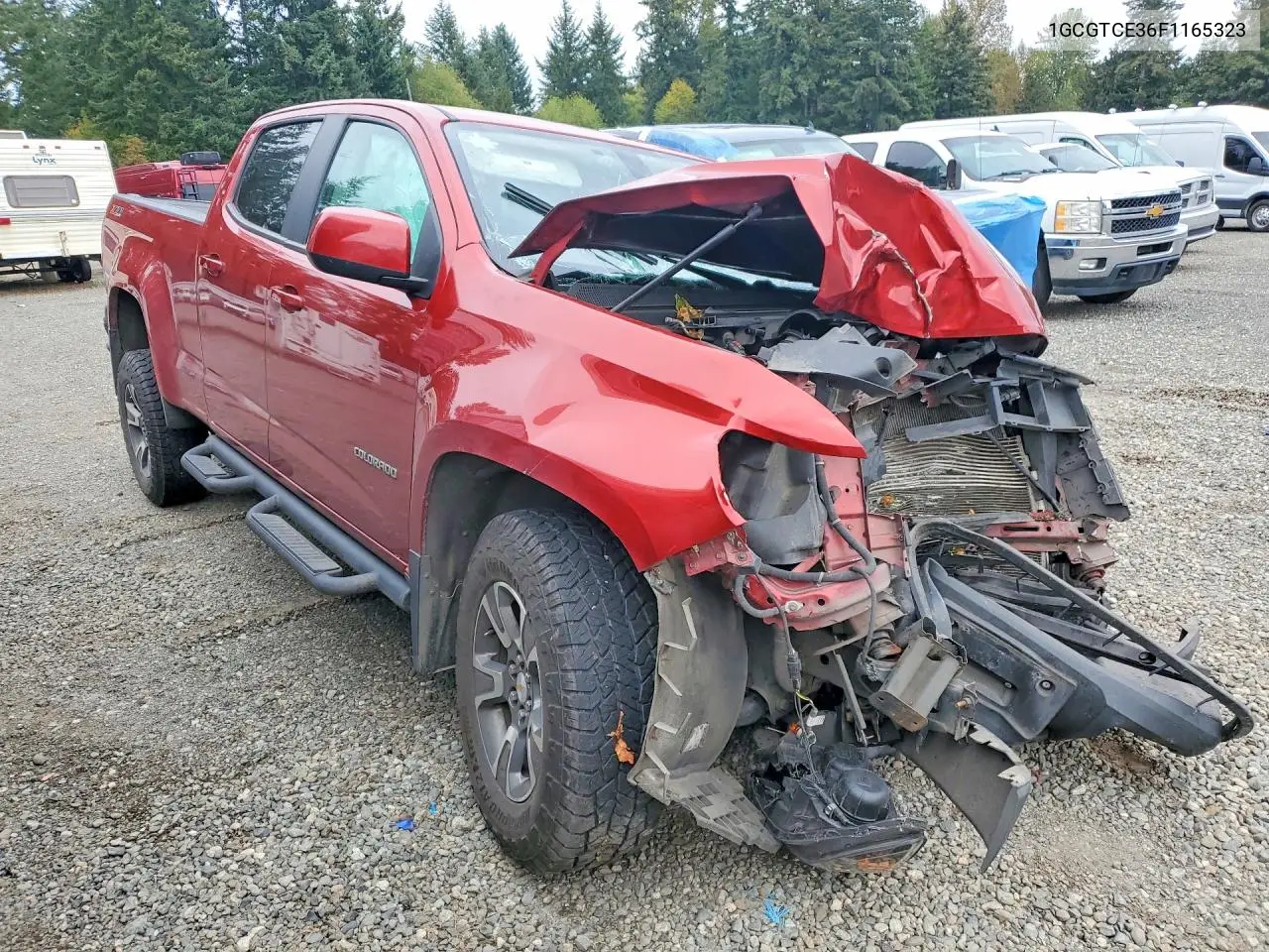 2015 CHEVROLET COLORADO VIN 1GCGTCE36F1165323 — фото 4