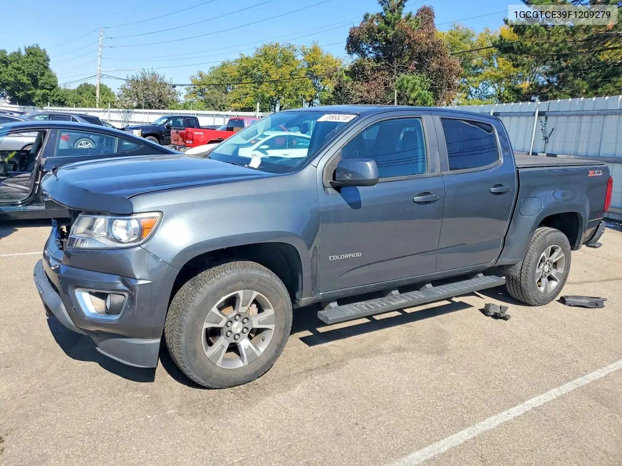 CHEVROLET COLORADO 2015, VIN 1GCGTCE39F1209279