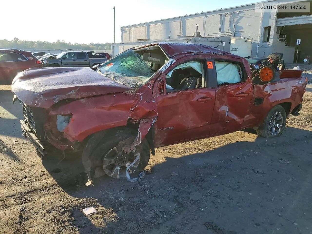 CHEVROLET COLORADO 2015, VIN 1GCGTCE34F1147550