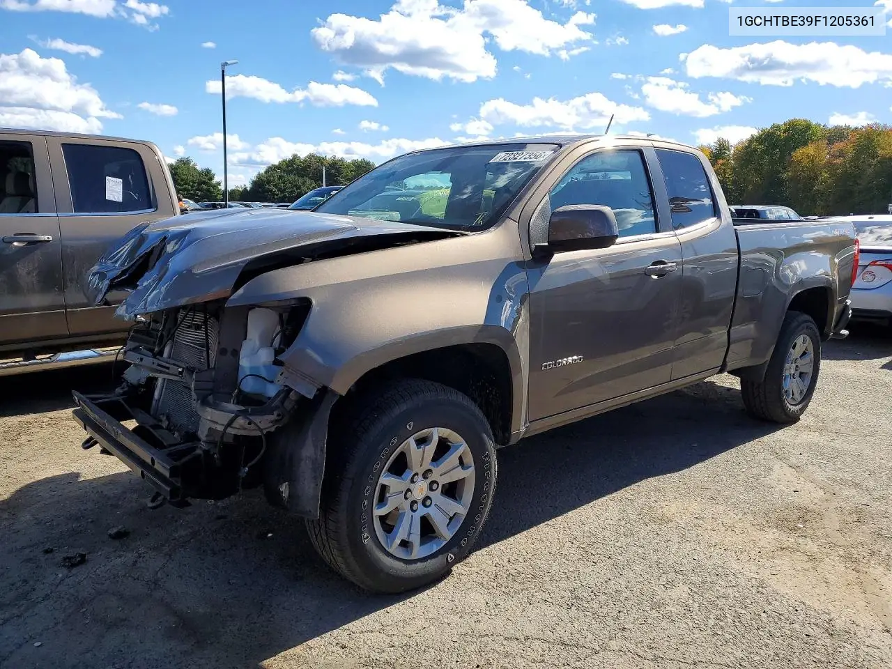 CHEVROLET COLORADO 2015, VIN 1GCHTBE39F1205361