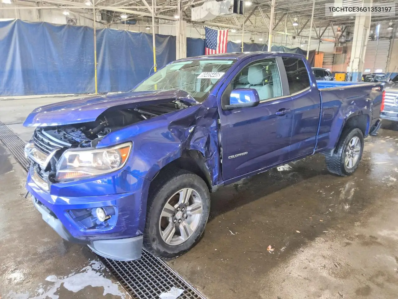 CHEVROLET COLORADO 2016, VIN 1GCHTCE36G1353197