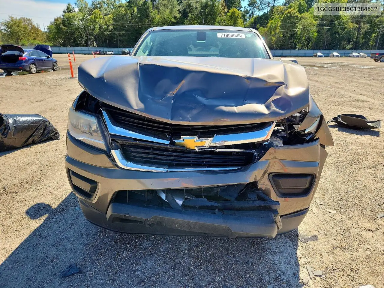 2016 CHEVROLET COLORADO VIN 1GCGSBE35G1384532 — фото 5