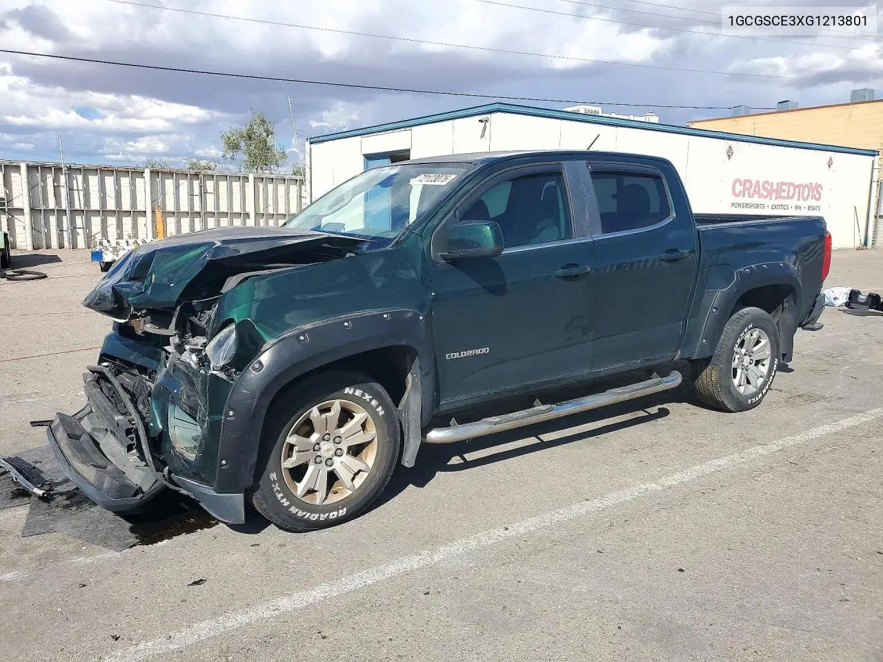 CHEVROLET COLORADO 2016, VIN 1GCGSCE3XG1213801