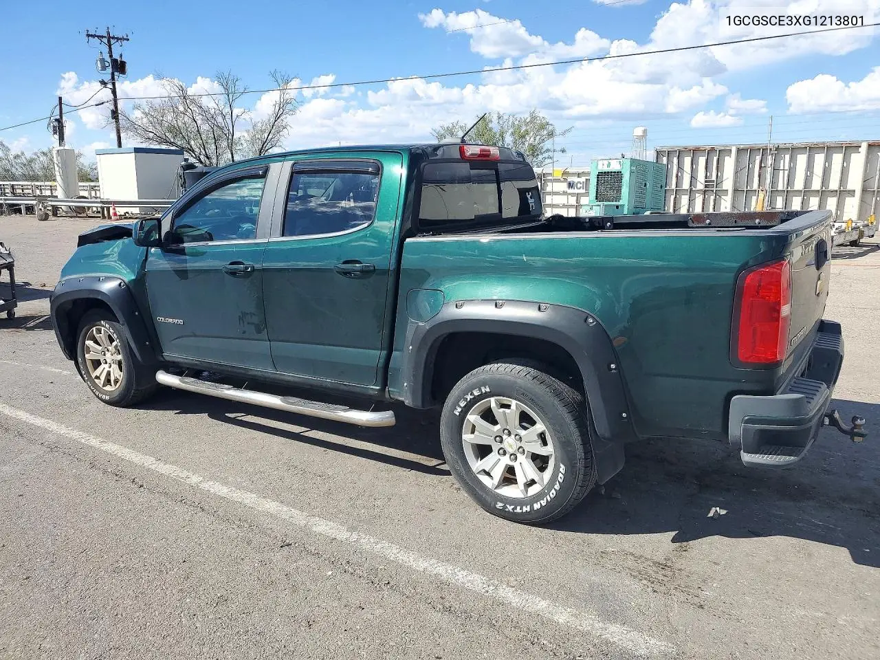 2016 CHEVROLET COLORADO VIN 1GCGSCE3XG1213801 — фото 2