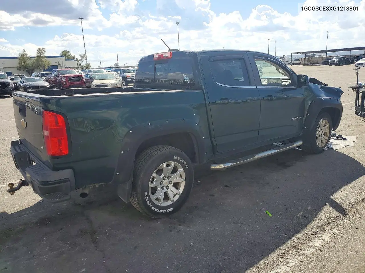 2016 CHEVROLET COLORADO VIN 1GCGSCE3XG1213801 — фото 3