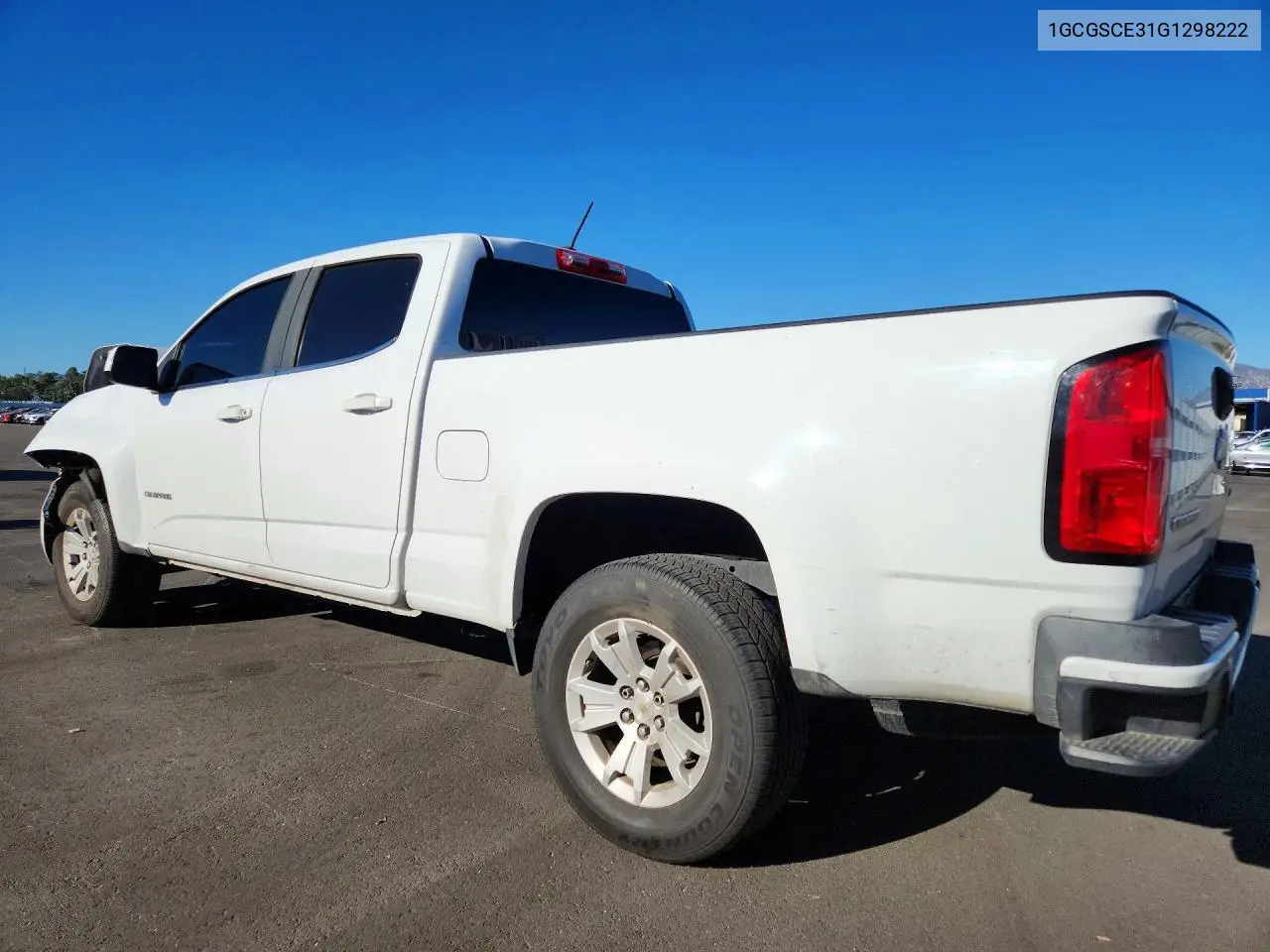 2016 CHEVROLET COLORADO VIN 1GCGSCE31G1298222 — фото 2