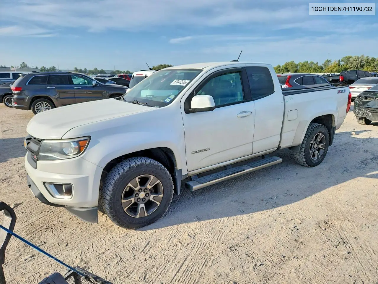 CHEVROLET COLORADO 2017, VIN 1GCHTDEN7H1190732