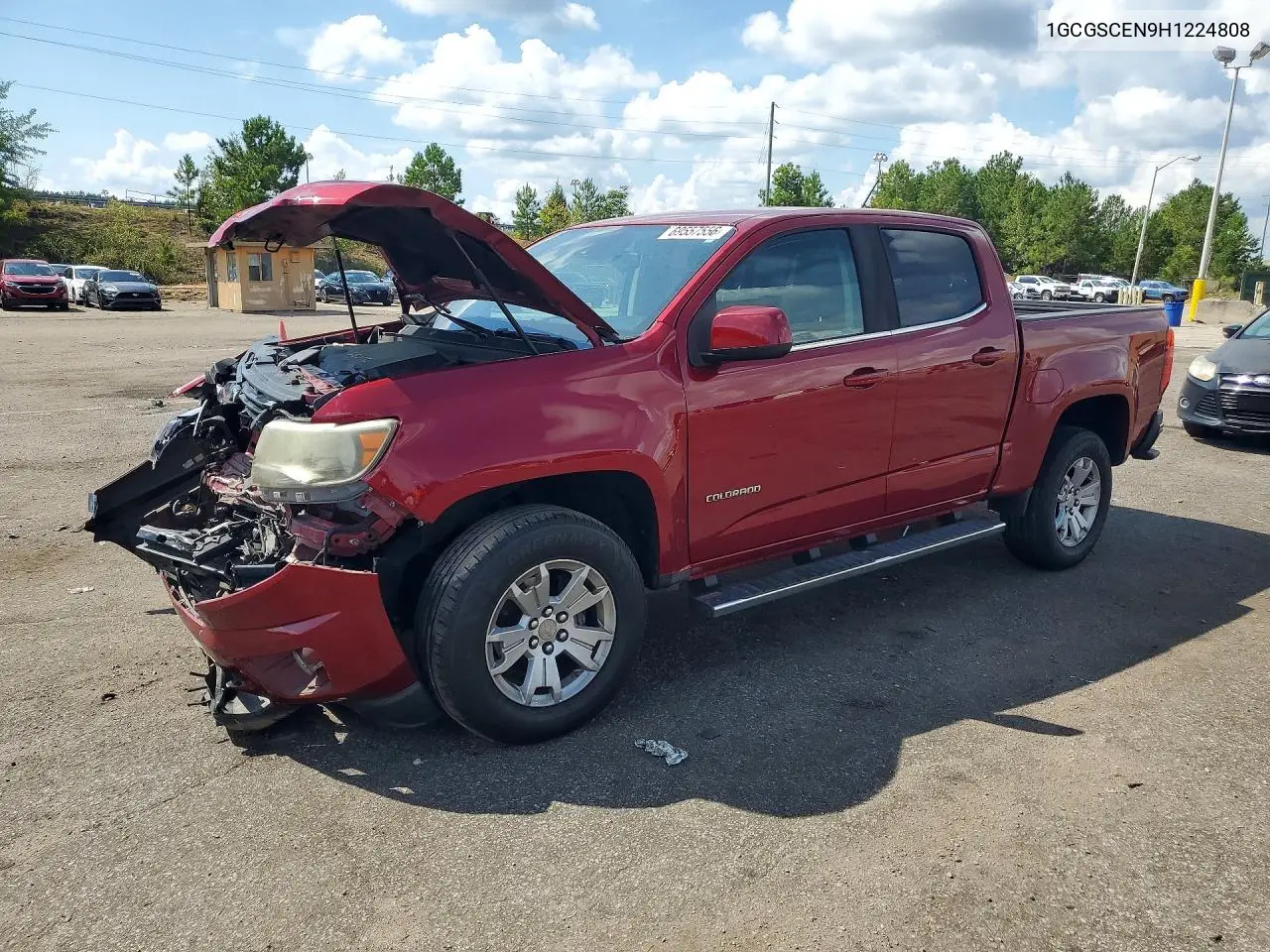 2017 CHEVROLET COLORADO VIN 1GCGSCEN9H1224808 — фото 1