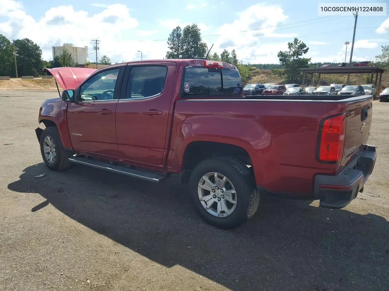 2017 CHEVROLET COLORADO VIN 1GCGSCEN9H1224808 — фото 2