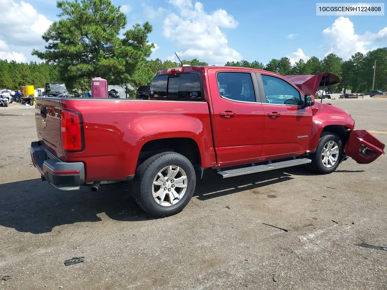 2017 CHEVROLET COLORADO VIN 1GCGSCEN9H1224808 — фото 3