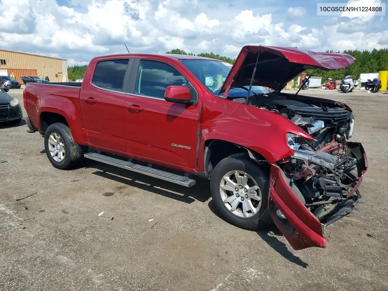 2017 CHEVROLET COLORADO VIN 1GCGSCEN9H1224808 — фото 4