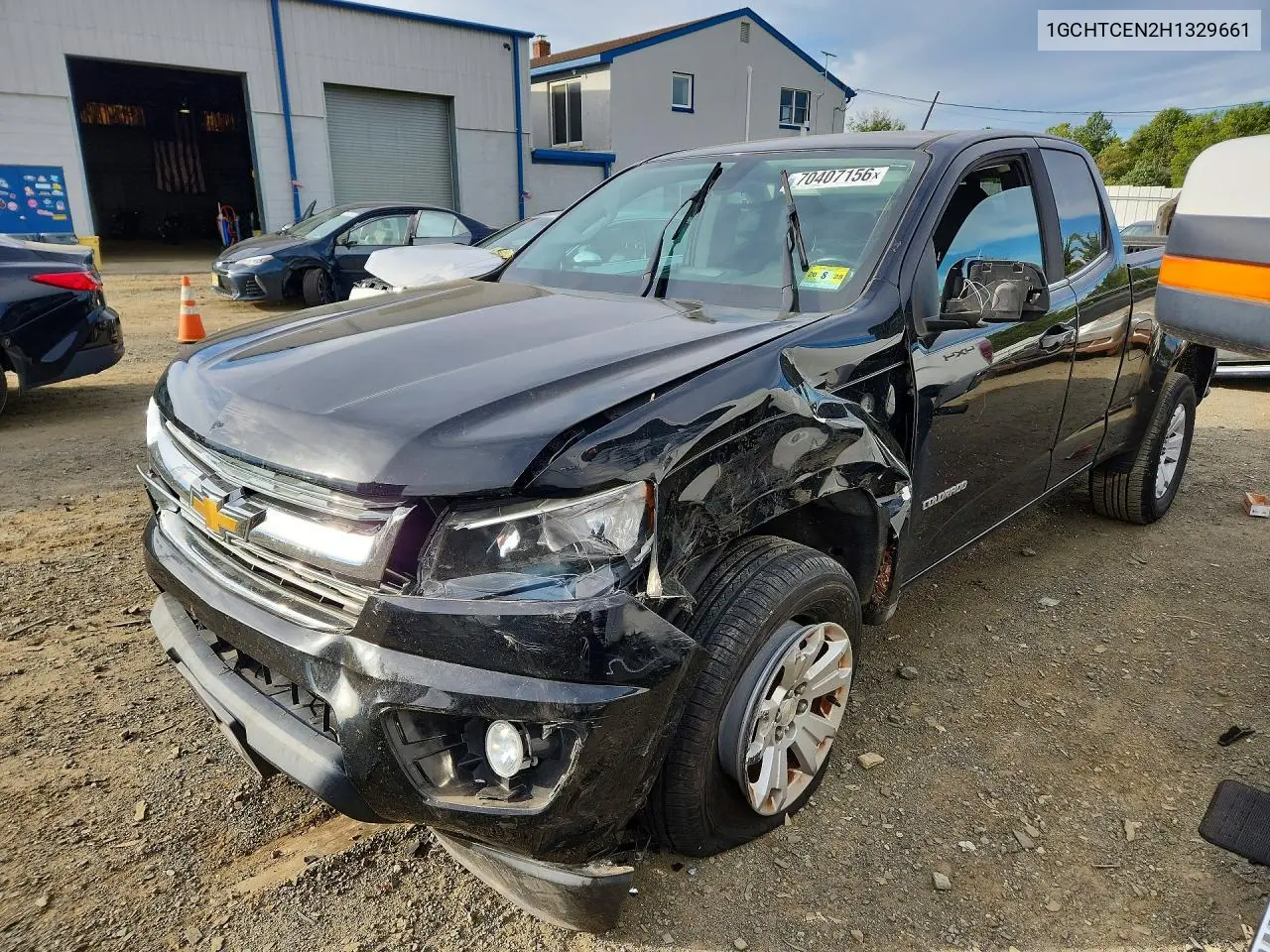 CHEVROLET COLORADO 2017, VIN 1GCHTCEN2H1329661