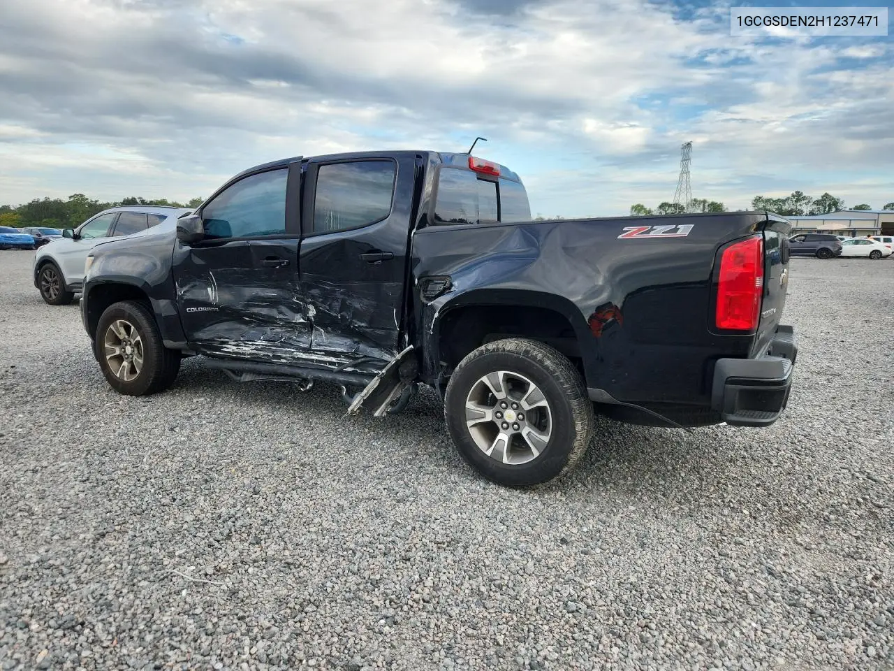 2017 CHEVROLET COLORADO VIN 1GCGSDEN2H1237471 — фото 2