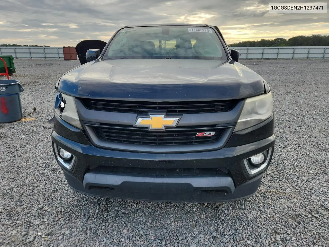 2017 CHEVROLET COLORADO VIN 1GCGSDEN2H1237471 — фото 5