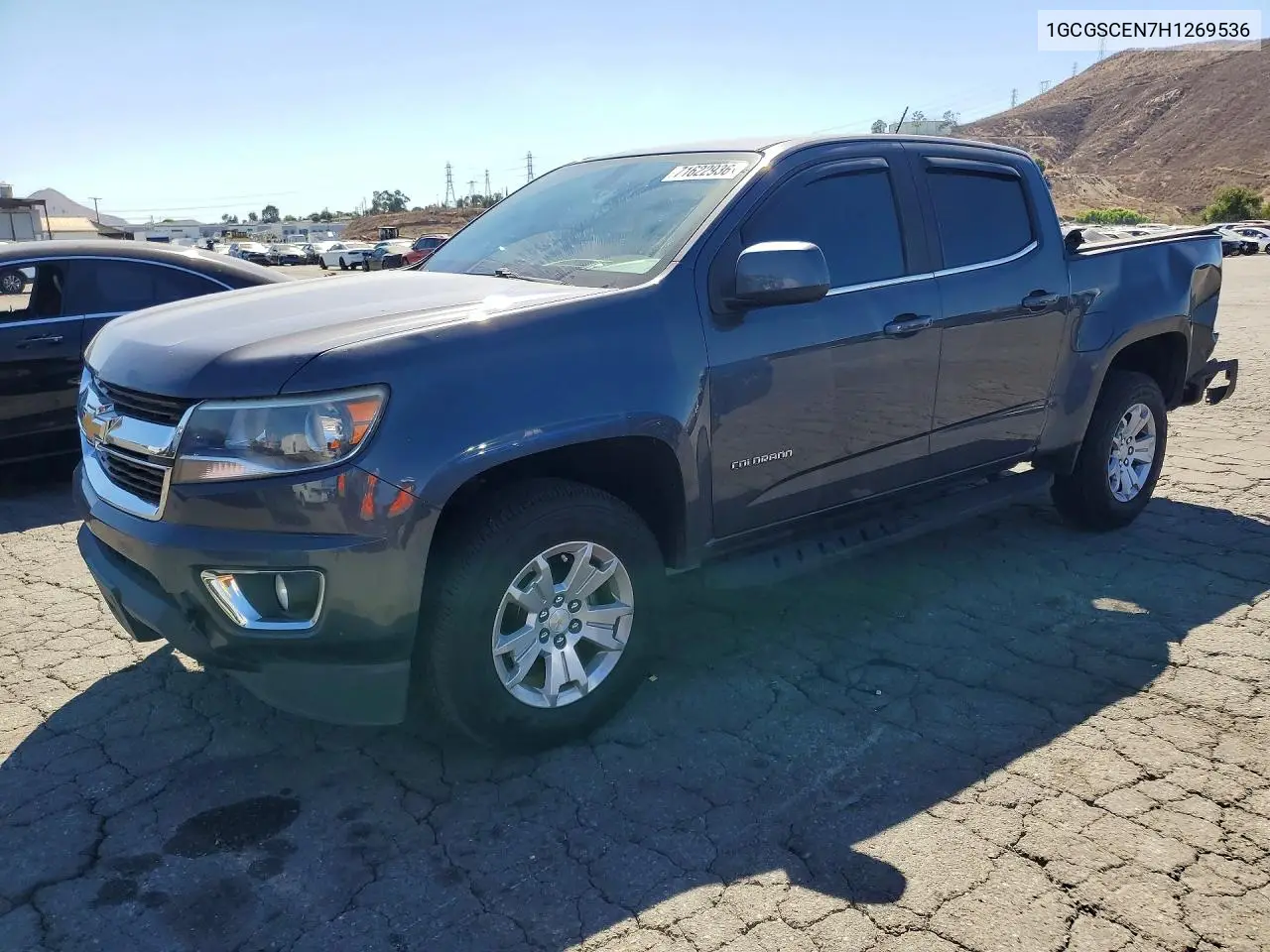 CHEVROLET COLORADO 2017, VIN 1GCGSCEN7H1269536