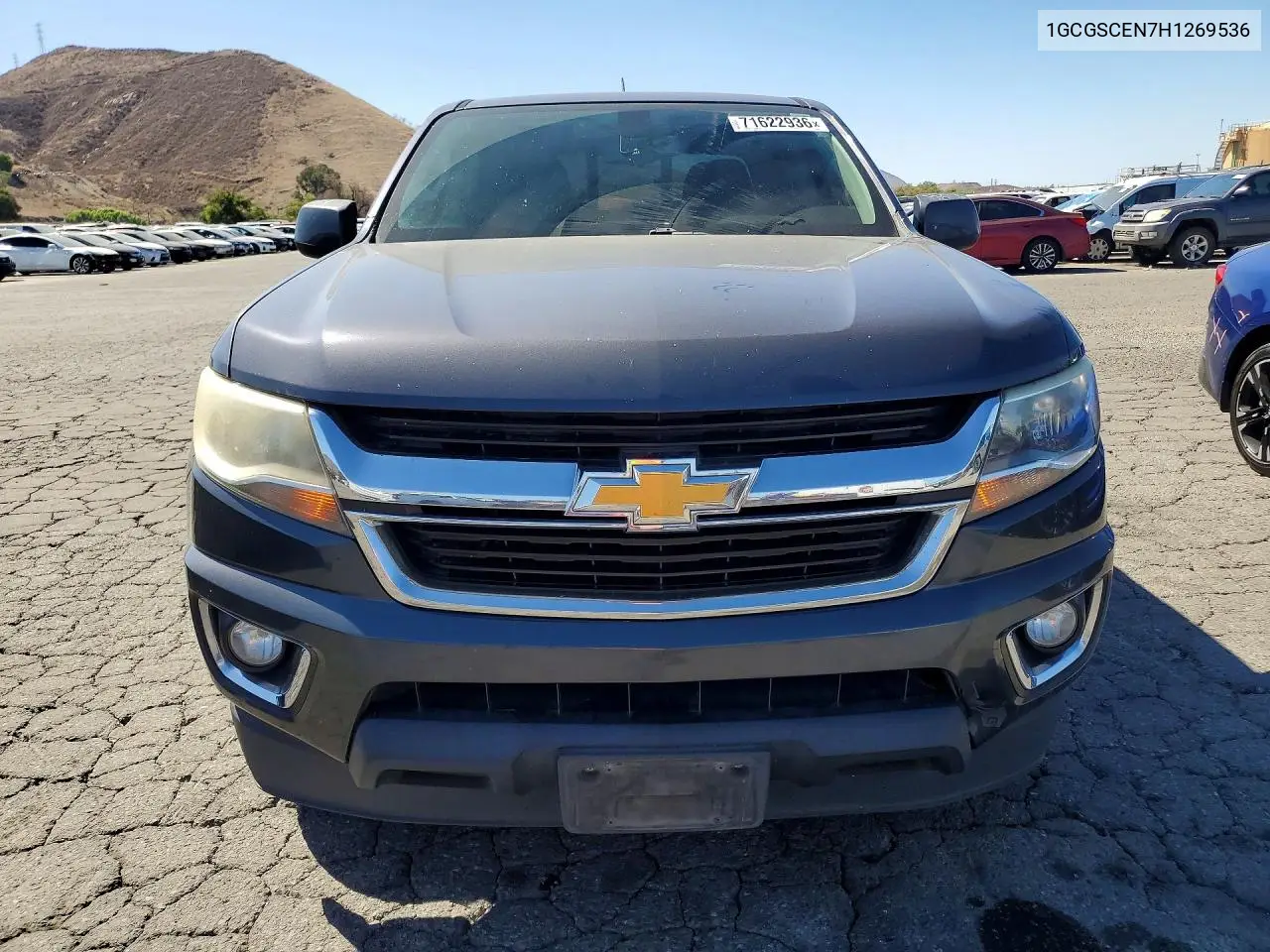 2017 CHEVROLET COLORADO VIN 1GCGSCEN7H1269536 — фото 5