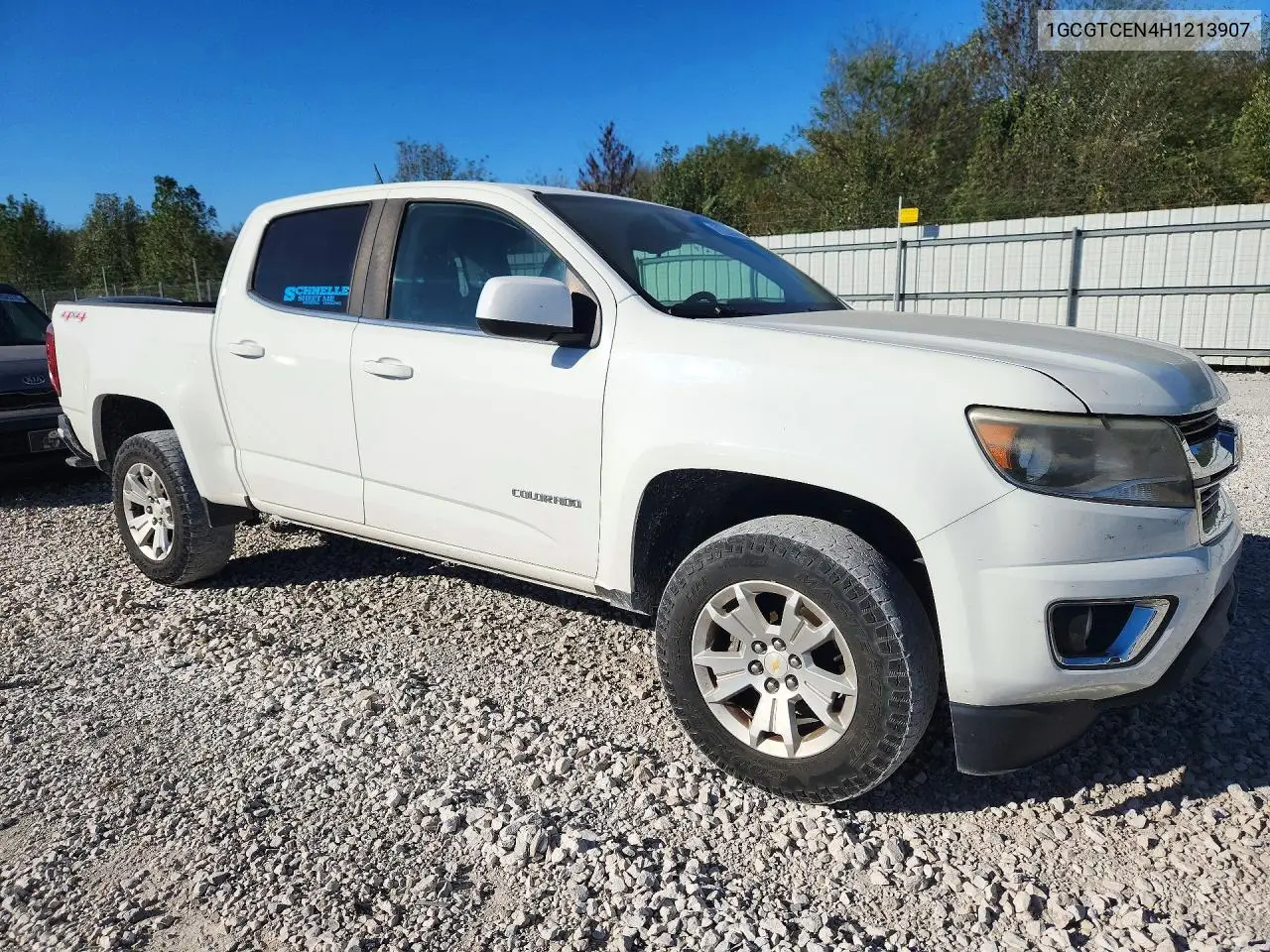 2017 CHEVROLET COLORADO VIN 1GCGTCEN4H1213907 — фото 4