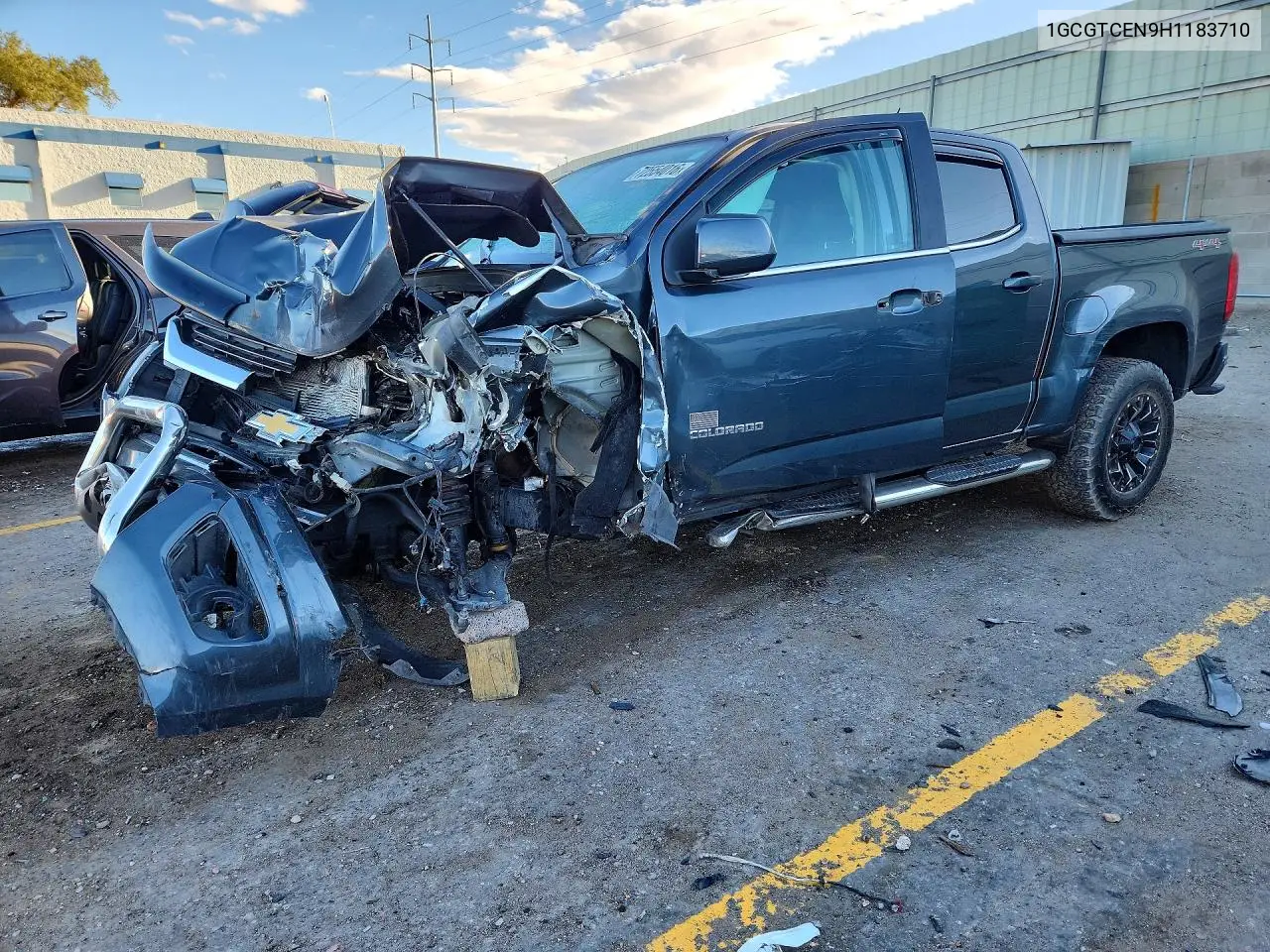CHEVROLET COLORADO 2017, VIN 1GCGTCEN9H1183710