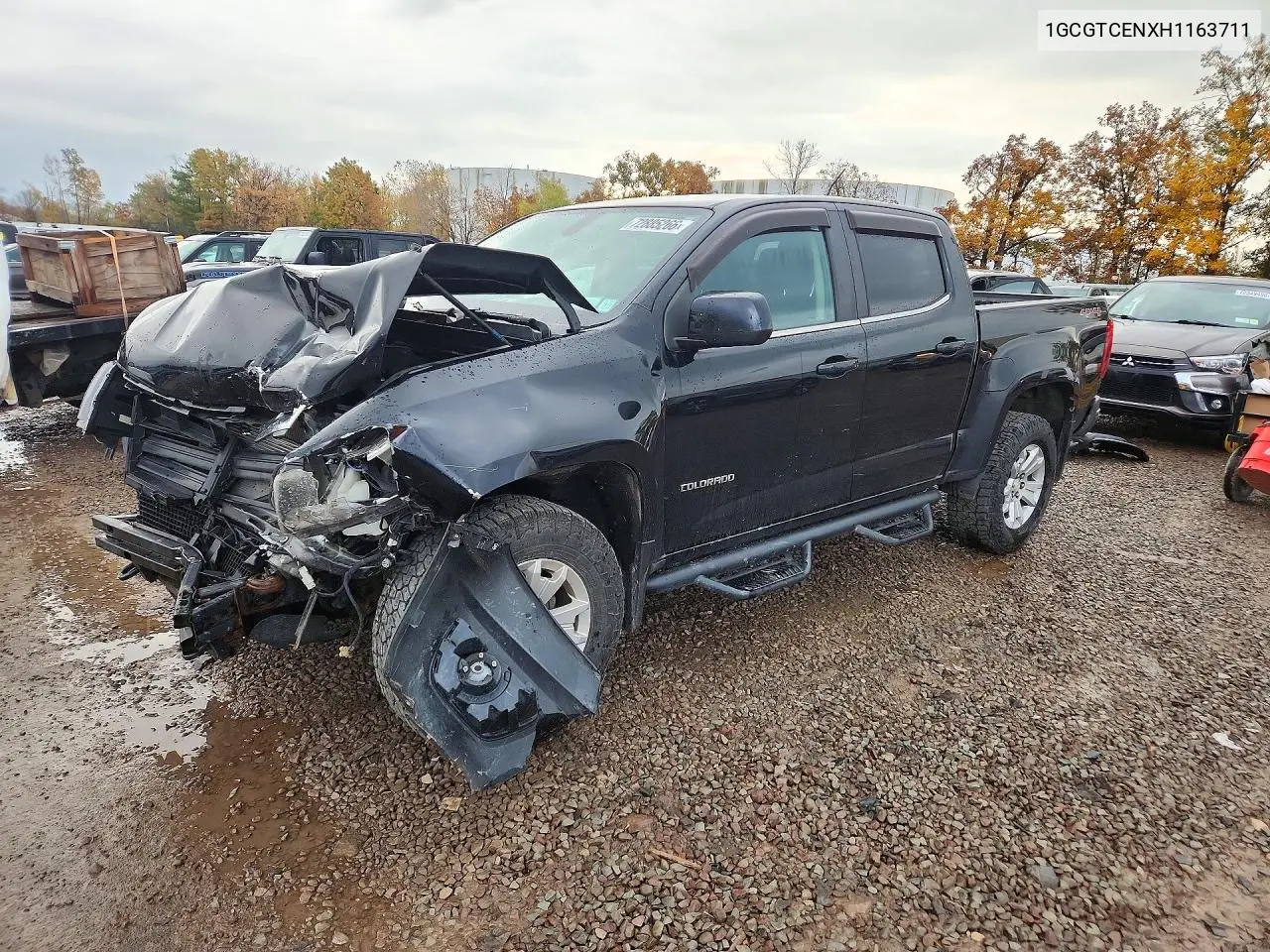 CHEVROLET COLORADO 2017, VIN 1GCGTCENXH1163711