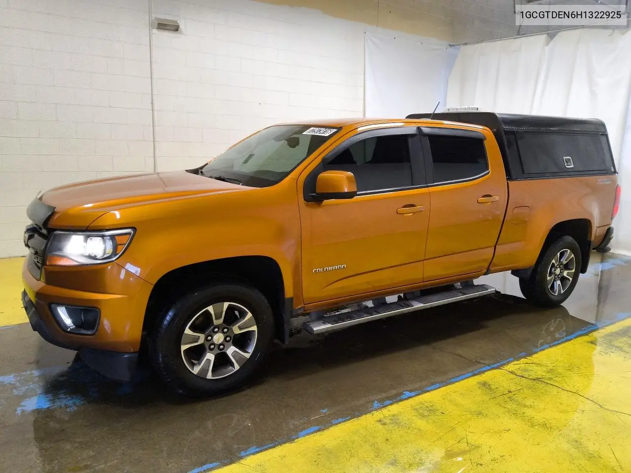 CHEVROLET COLORADO 2017, VIN 1GCGTDEN6H1322925