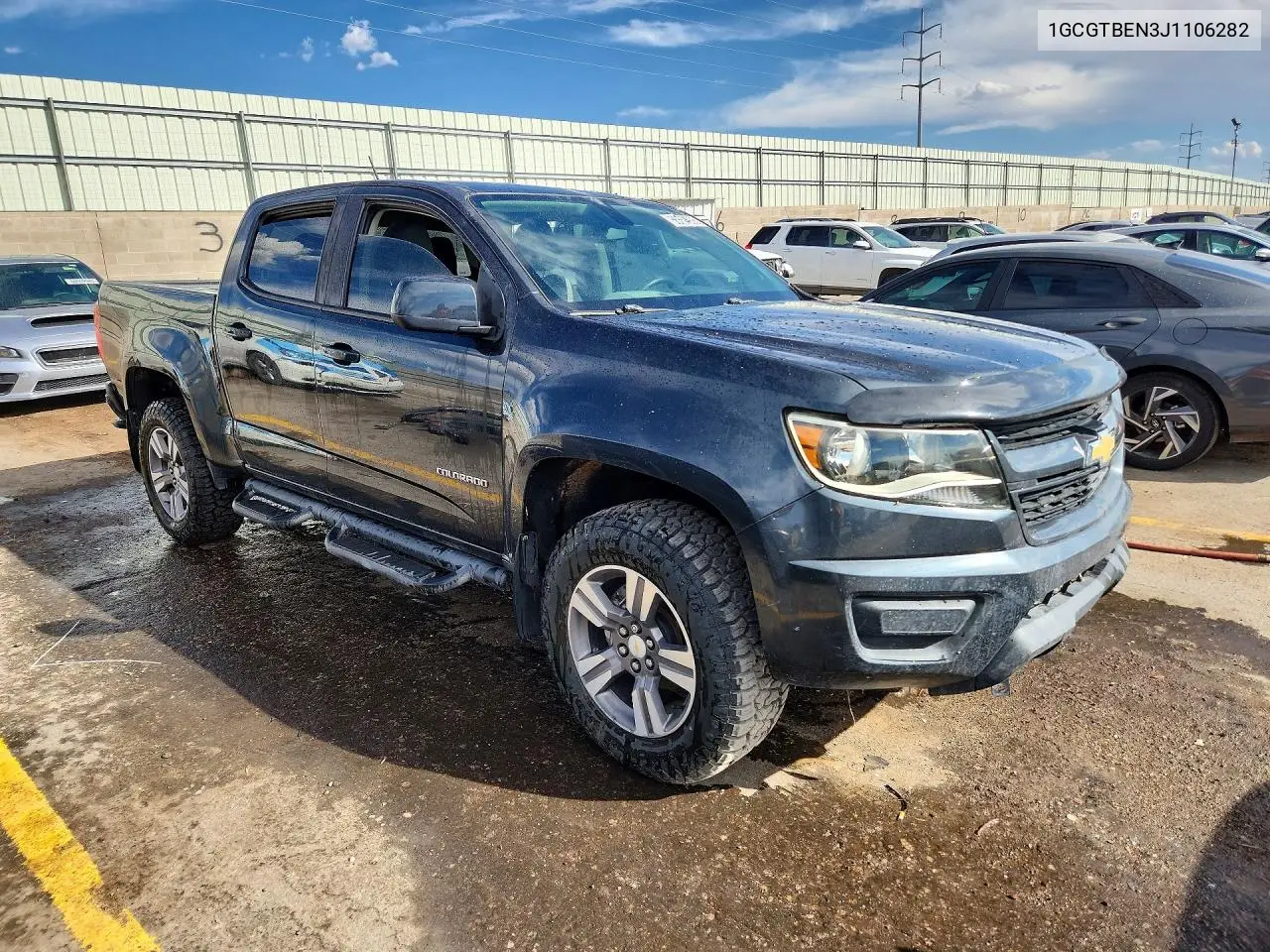 2018 CHEVROLET COLORADO VIN 1GCGTBEN3J1106282 — фото 4