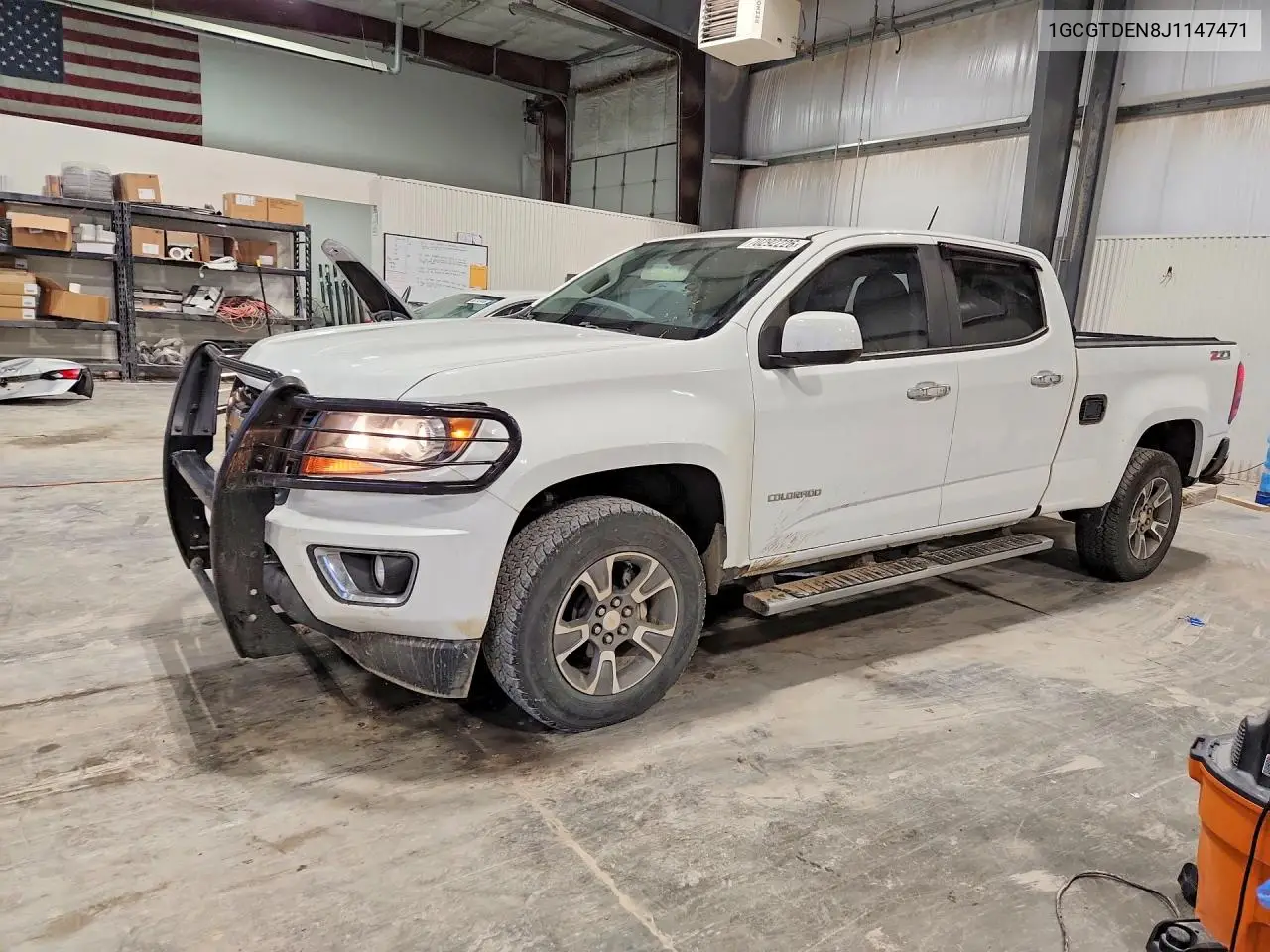 CHEVROLET COLORADO 2018, VIN 1GCGTDEN8J1147471