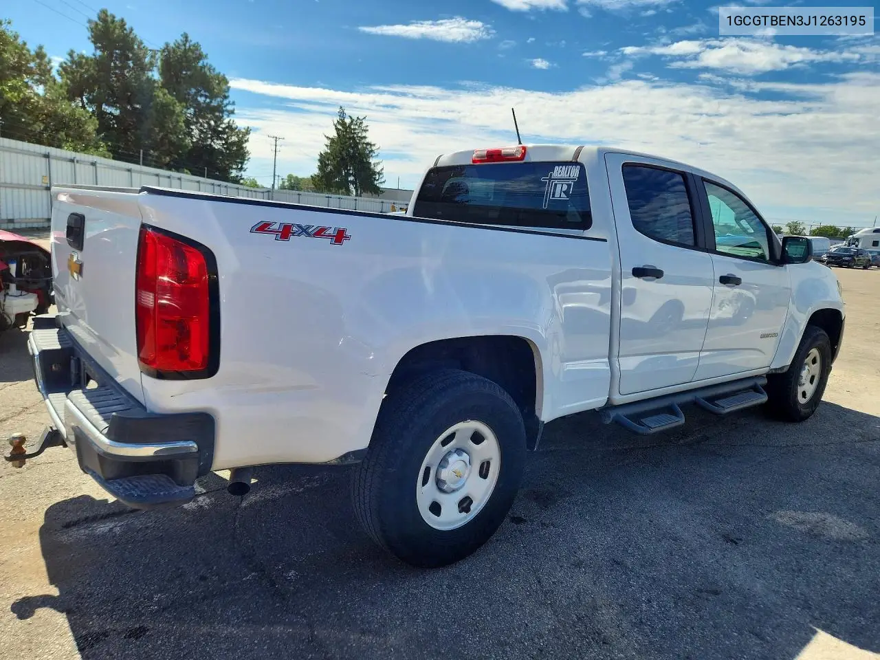 2018 CHEVROLET COLORADO VIN 1GCGTBEN3J1263195 — фото 3