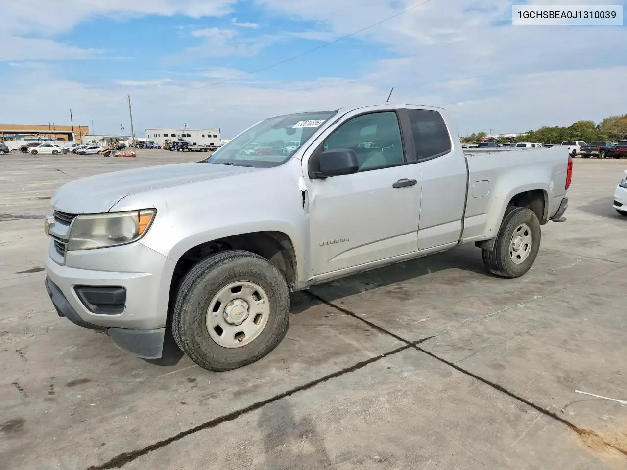 CHEVROLET COLORADO 2018, VIN 1GCHSBEA0J1310039